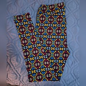 LuLaRoe Colorful Geometric Pattern Leggings
